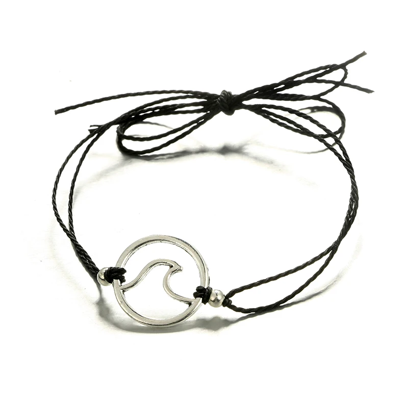 Docona богемный браслет с волной ножные браслеты для женщин синий белый ...