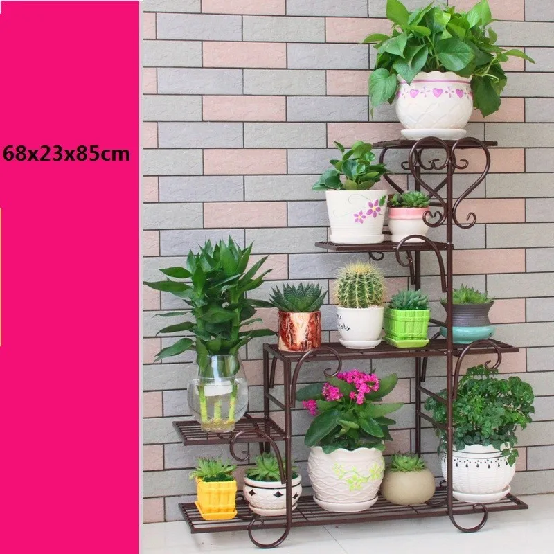 MODEL I Sera металлический Raflar Decoracion внешний Стандартный декор железный Dekorasyon плантен Rek стенд Balkon балкон Цветочная полка завод - Цвет: MODEL I