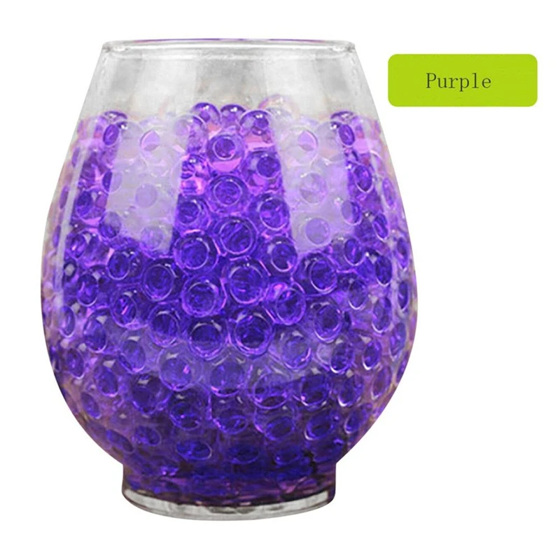 Many Pieces Purple Sliver Water Bullet Magic Balls Water Beads Toy Gift