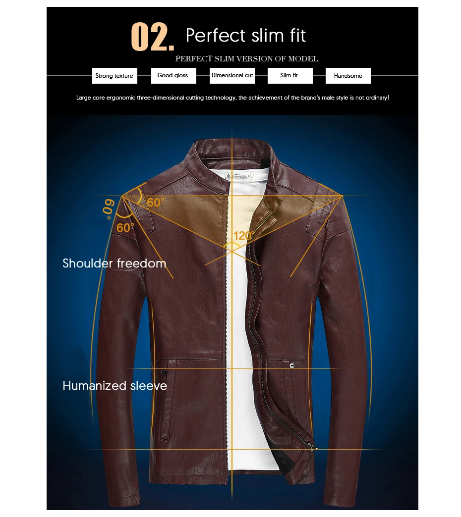 winter leather jacket men
