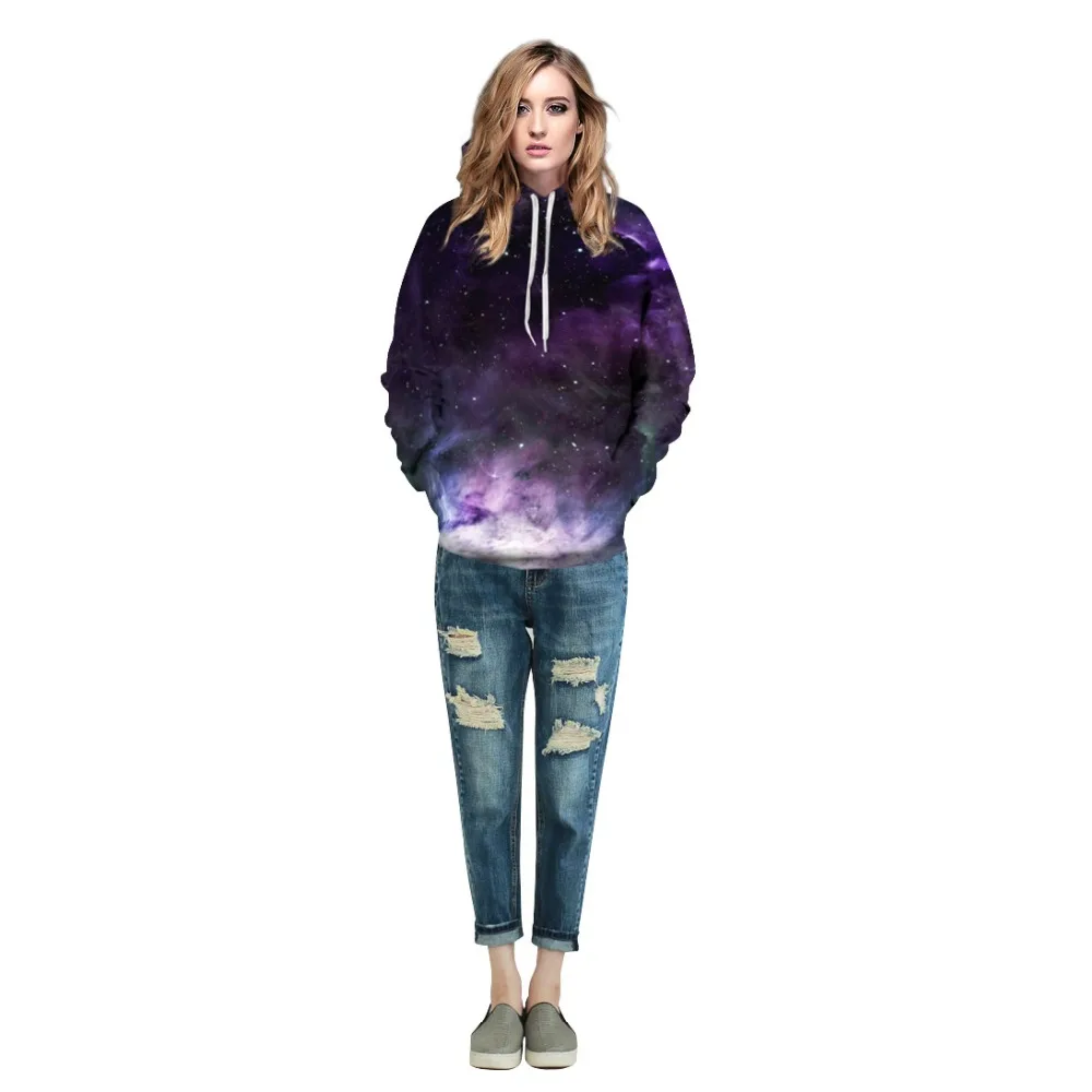 Space Galaxy Hoodies Men/Women Sweatshirt Hooded 3d Brand Clothing Cap Hoody Print Nebula Jacket size S-XXXL dree shipping