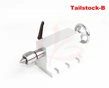 CNC tailstock 4 Axis,MT2 Rotary Axis Lathe Engraving Machine Chuck for Mini CNC router woodworking