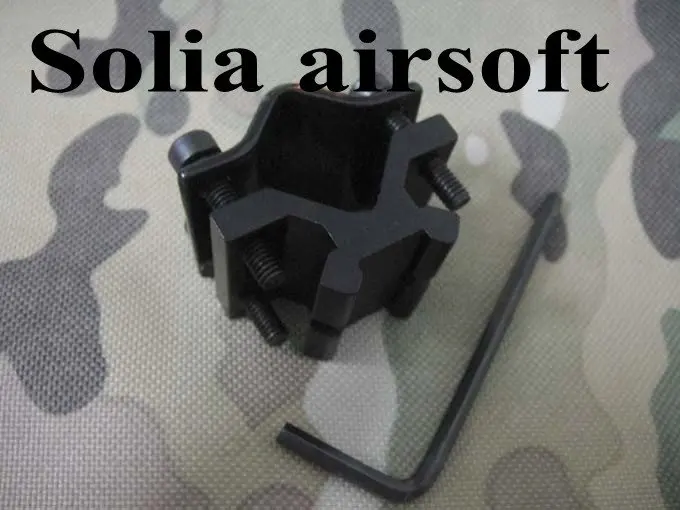 

Tactical Brand new rifle barrel clamp accessory 20mm weaver scope laser mount rail