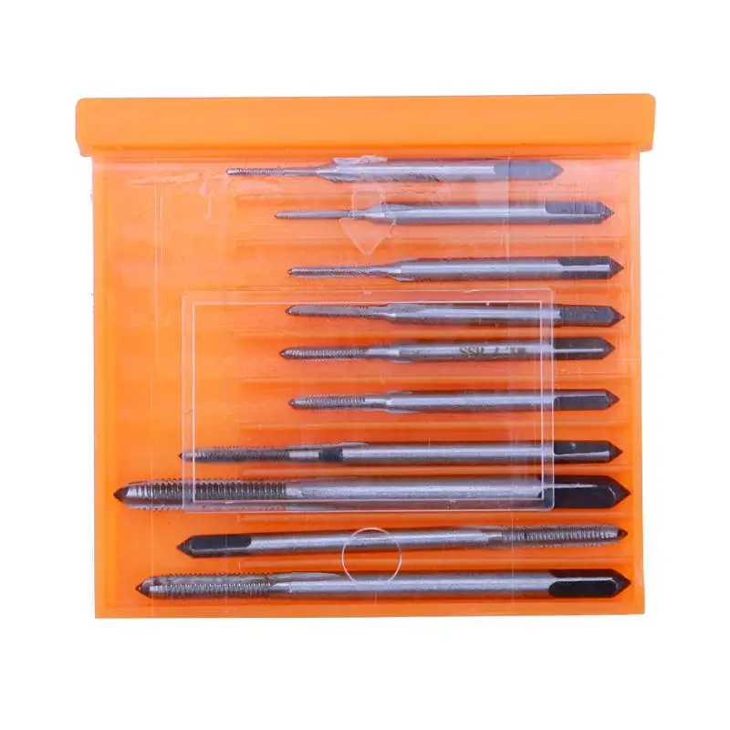 

10 Pcs Hex Shank Mini Hand Screw Tap Thread HSS Spiral Thread Metric Plug Drill Bit Fit Metal Steel