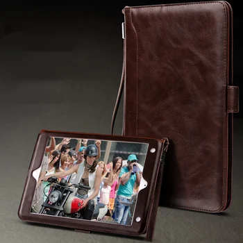 

Case For ipad Air 3 10.5" 2019 Luxury Leather Business Folio Stand Pocket Auto Wake Smart Cover With Lanyard For ipad Air 3rd