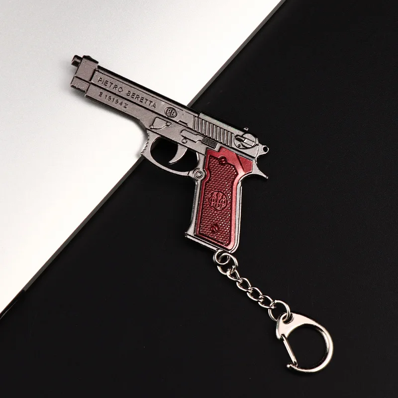 The New Fashion Miniature Revolver Pistol Weapon fashion Model Key Ring Mini Gun key Chain For Men Jewelry Surprise Gift The New Fashion Miniature Revolver Pistol Weapon fashion Model Key Ring Mini Gun key Chain For Men Jewelry Surprise Gift