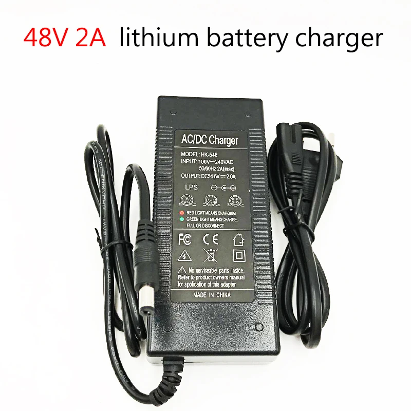 

Laudation 48V 2A charger 13 series Battery Charger 54.6V 2a DC, constant pressure full self-stop