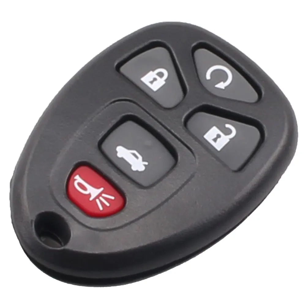

5 Buttons Blank Remote Key Cover Fob Shell Case For G-M Buick Saturn For Chevrolet Pontiac G6 Black