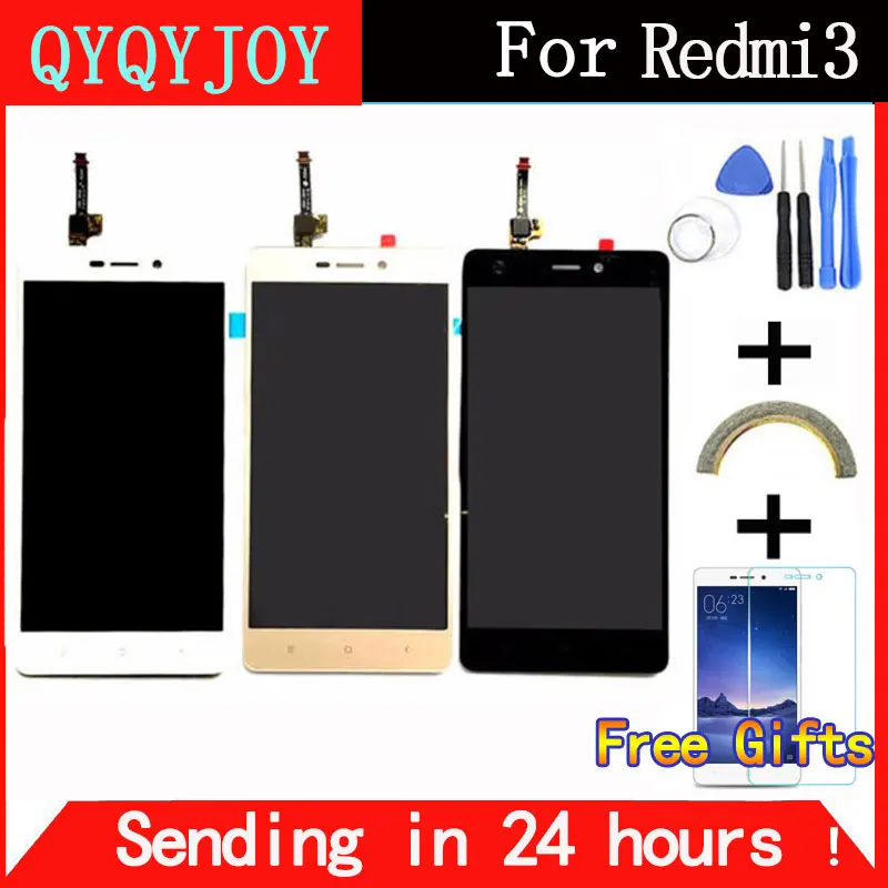 imágenes para QYQYJOY Pantalla LCD + Asamblea de Pantalla Táctil Del Digitizador Para Xiaomi Redmi 3 Hongmi3 Redmi3 Teléfono Móvil 5.0 "1280*720 Herramientas gratuitas imágenes para QYQYJOY Pantalla LCD + Asamblea de Pantalla Táctil Del Digitizador Para Xiaomi Redmi 3 Hongmi3 Redmi3 Teléfono Móvil 5.0 "1280*720 Herramientas gratuitas
