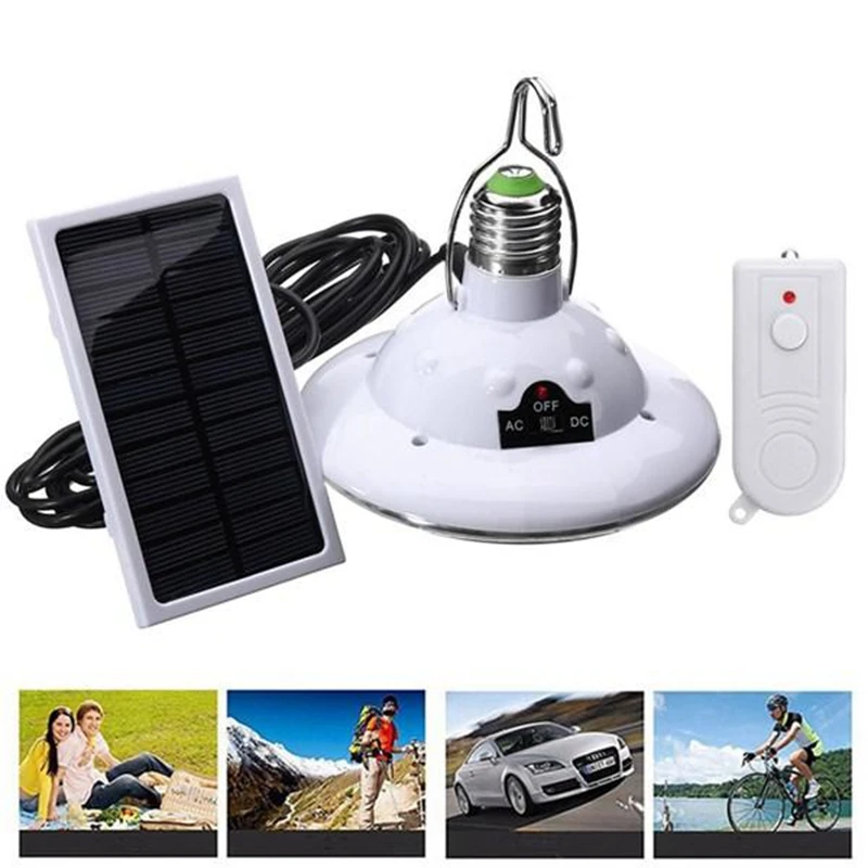 

22 LED Solar Lamp Ultra Bright Outdoor Camping Lamp Tent Light With Remote Control Rechargeable Hooking Emergency Lamp
