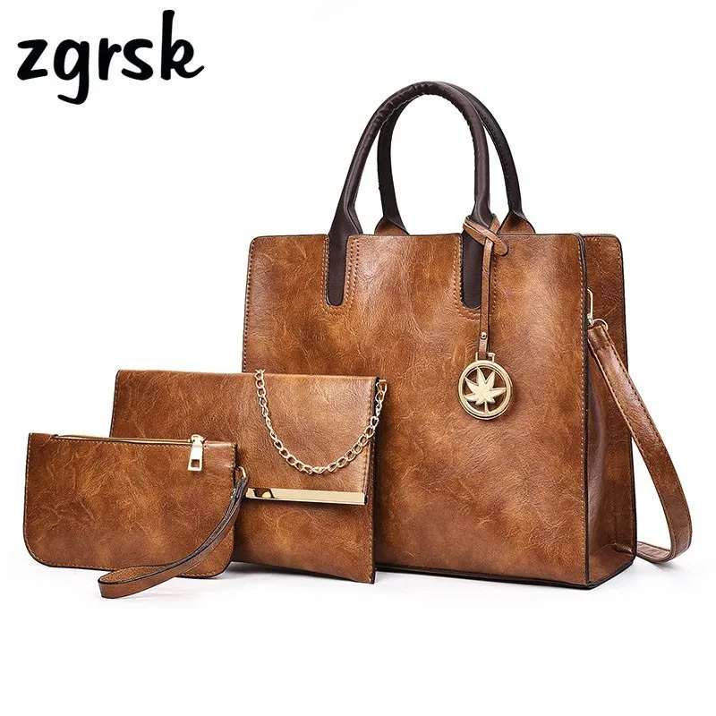

Women Bags Luxury womens large Handbags Designer Messenger Bags for Women Handbags 3pcs/set Crossbody Shoulder Top-handle Bags