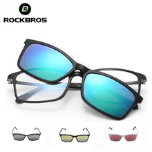 ROCKBROS поляризационные очки для пеших прогулок легкий вес 13 г солнцезащитные очки для рыбалки Cycing спортивные очки для мужчин и женщин комплект для близорукости очки 2 линзы