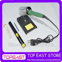 220 В 40 Вт, набор паяльных инструментов, 2 круглых штыря, европная вилка, термопаяльник+ 1 шт., насос* 1 шт., длинный наконечник жизни+ 1 шт., припой+ подставка