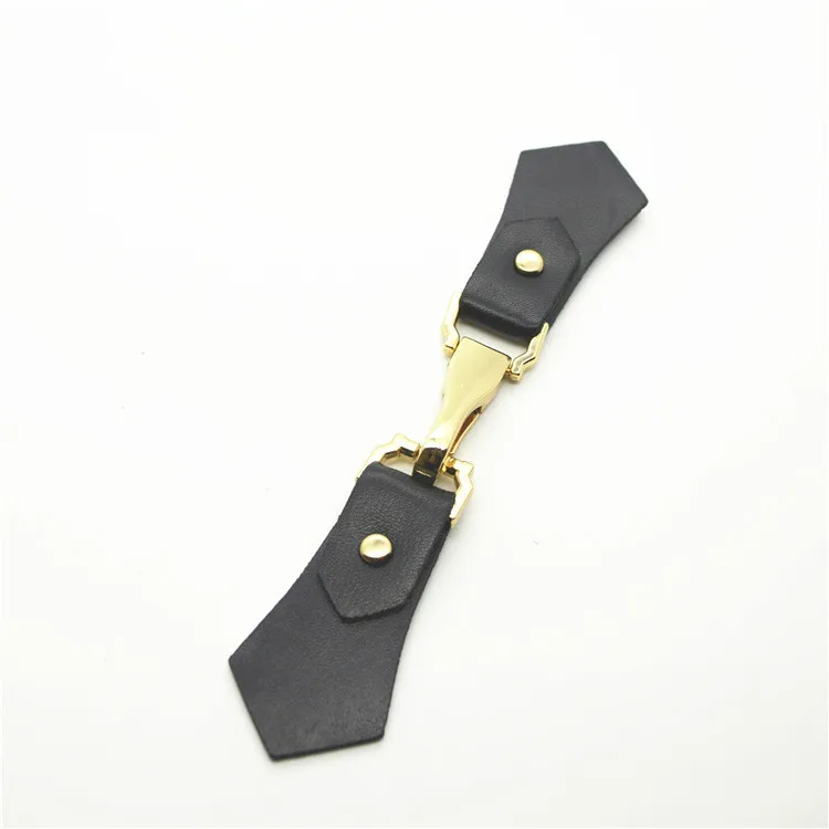 Buy Sew on Faux Leather Tab Buckle Black Clip Buckles