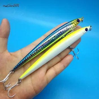 

TSURINOYA 5PCS/LOT Sinking Pencil Fishing Lure 28g/125mm 5colors Variable sinking Fishing Lures For Trolling Artificial Bait
