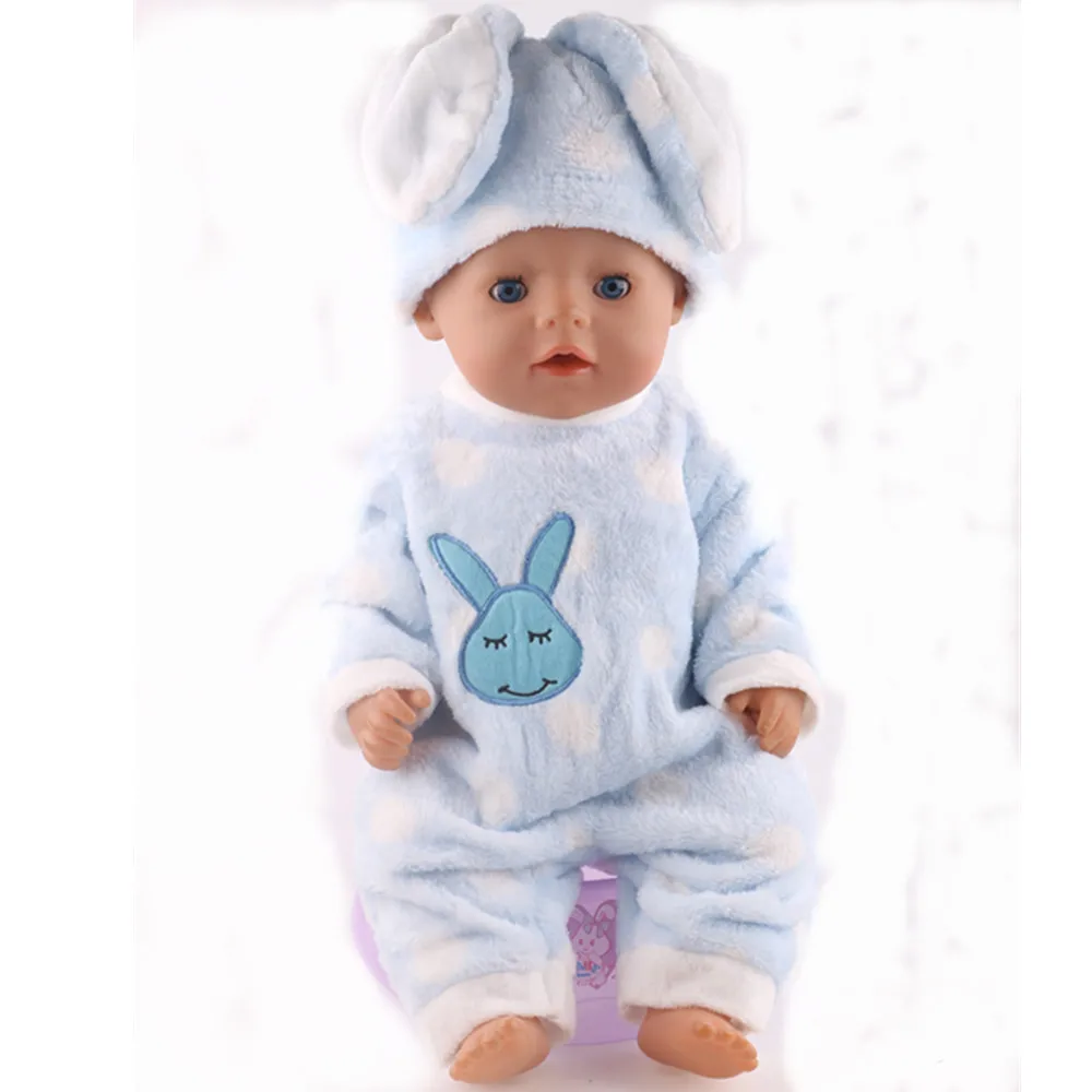 LUCKDOLL 12 стиль кукольная Пижама подходит 18 дюймов Американский 43 см Кукла одежда аксессуары, игрушки для девочек, поколение, подарок на день рождения - Цвет: n282