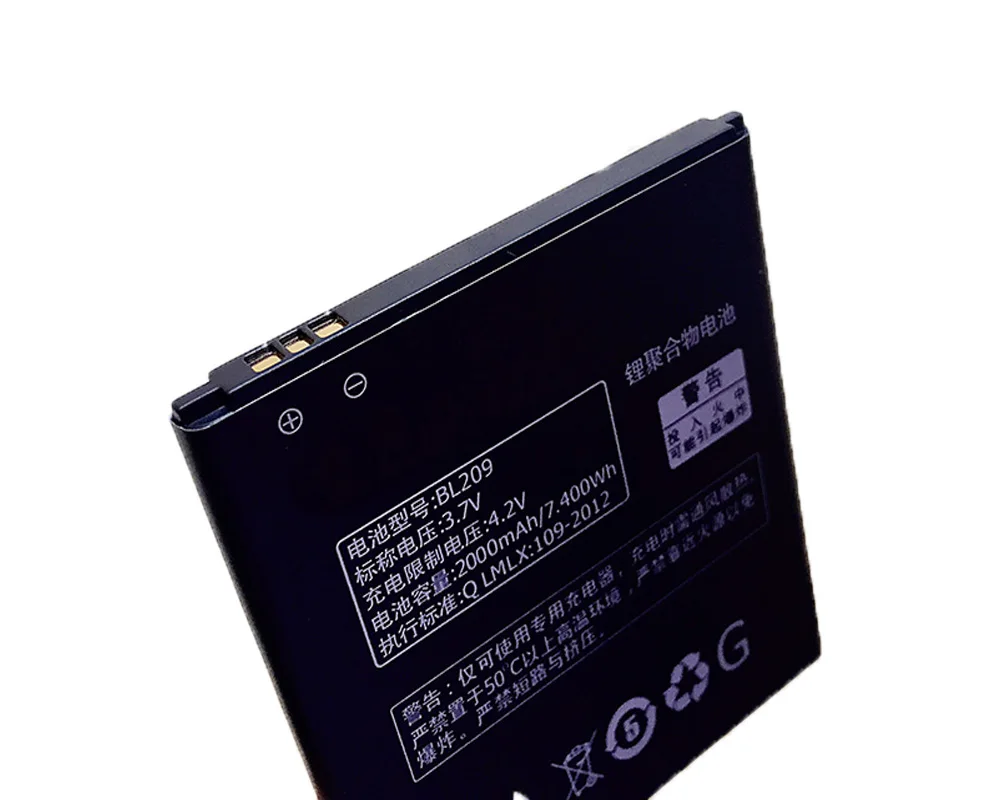 ISUNOO BL209 Аккумулятор для lenovo A706 A788T A820E A760 A516 A378T A398T 2000 мАч перезаряжаемый Сменный аккумулятор для мобильного телефона