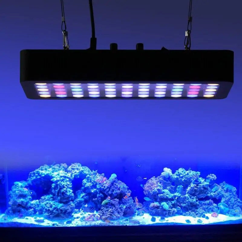 180W Dimmable LED Aquarium Light 60X3W Full Spectrum IR UV Corel Reef