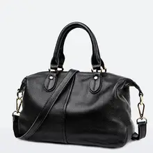 Первый слой из воловьей кожи большой емкости Женская рабочая стильная сумка из натуральной кожи женская сумка высокого качества Сумка-тоут