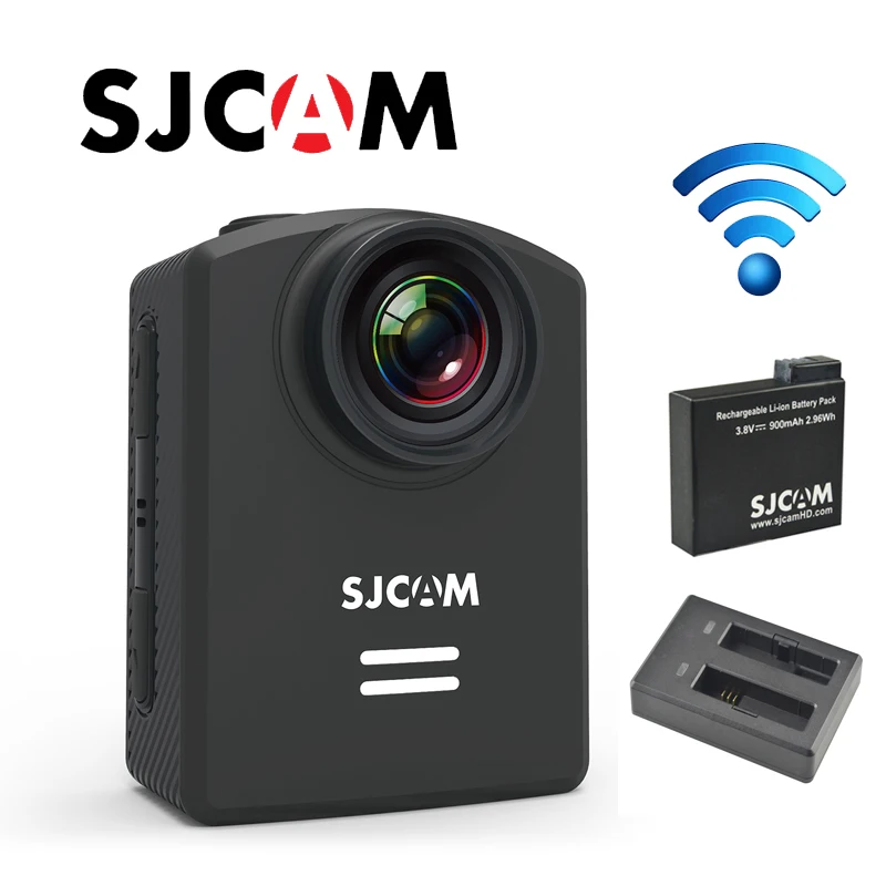 Оригинальная SJCAM M20 WiFi гироскоп Novatek 96660 возможностью погружения на глубину до 30 м Водонепроницаемый Спортивная Экшн-камера Камера+ дополнительная Батарея+ Батарея Зарядное устройство