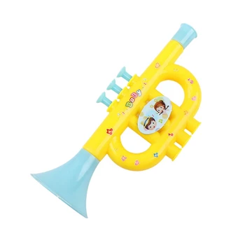 

1 Piece Colorful Baby kids Horn Hooter Trumpet Instruments Music Toys Random color 1