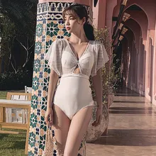 Купальный костюм для женщин, купальник, женская пляжная одежда, женский купальник, женские, 1 штука, корейский, на косточках, кронштейн, пуш-ап