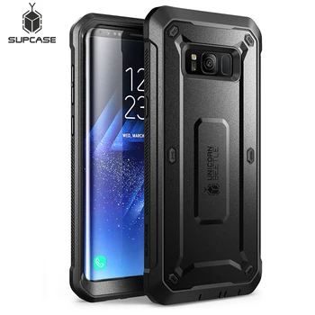 

SUPCASE For Samsung Galaxy S8 Case 5.8" Unicorn Beetle UB Pro Full-Body Rugged Holster Cover WITHOUT Built-in Screen Protector