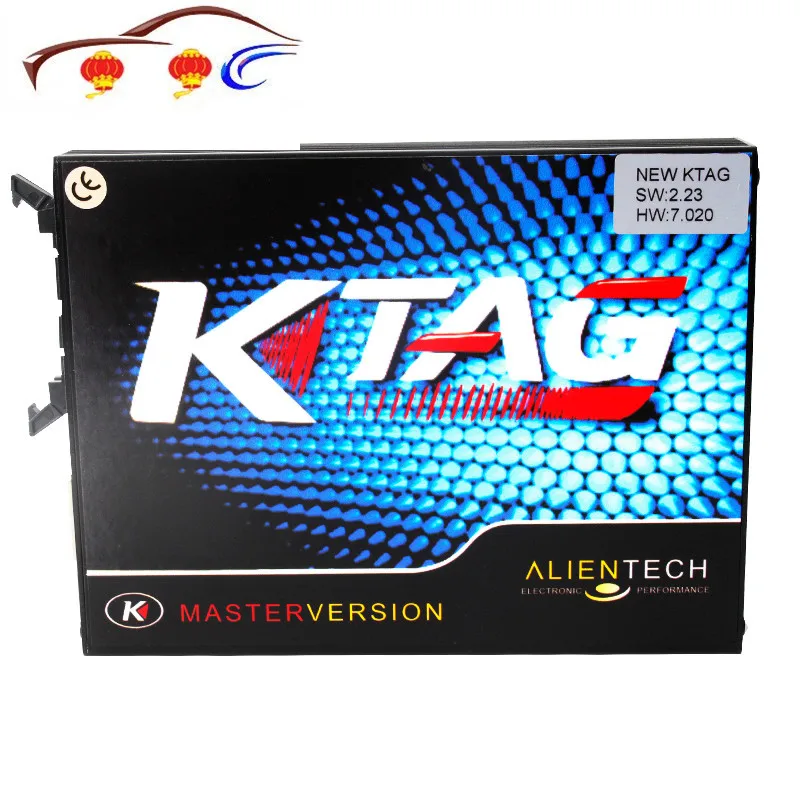 KTAG 7,020 K-TAG ECU Инструмент программирования мастер версия с без знака ограничения V7.020 KTAG Основной блок K тег чип-тюнинг блока управления двигателем