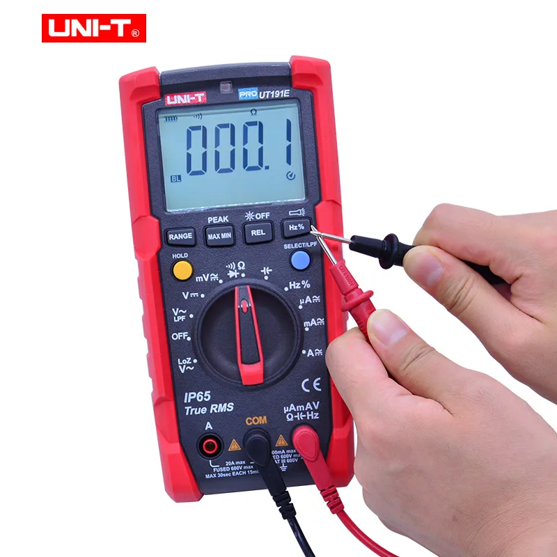 Профессиональный цифровой мультиметр UT191E/UT191T истинное среднеквадратичное