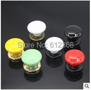 

Tangpan 10PC New Arrival Modern Ceramic Round Style Door Handle Drawer Cabinet Desk Door Pull Handle Knob Furniture Hardware