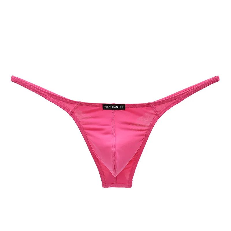 

New Style Men's Sexy Briefs Underwear Men U convex G-string Thong Tanga Exotic Panties Underwear T-Back Underpants Shorts