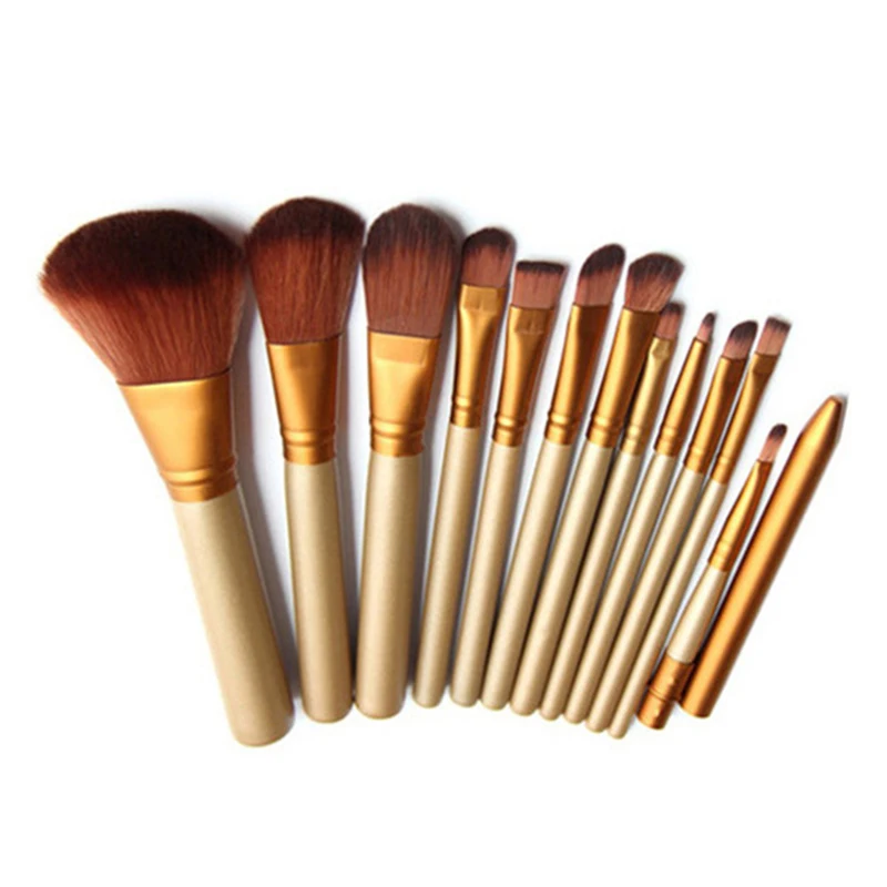 12 Pcs Kit De Pinceis De Pinceaux Maquillage Maquiagen Pincel font b Makeup b font Brushes