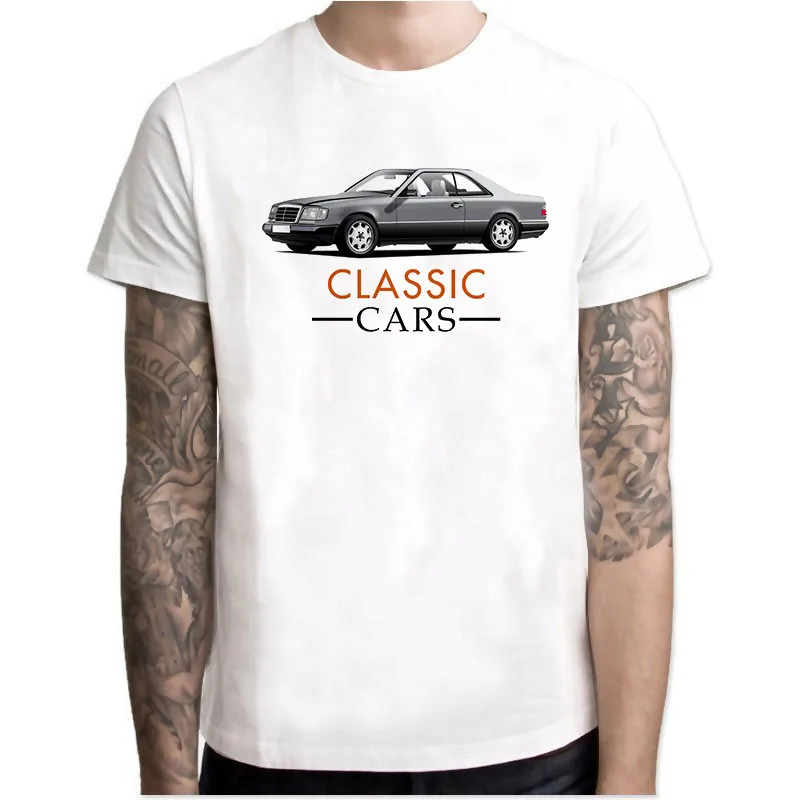 

2019 Mens Hip Hop Rock Hipster T Shirt Casual Tshirts Top Tees dodge Stack of Mercedes W124 Car