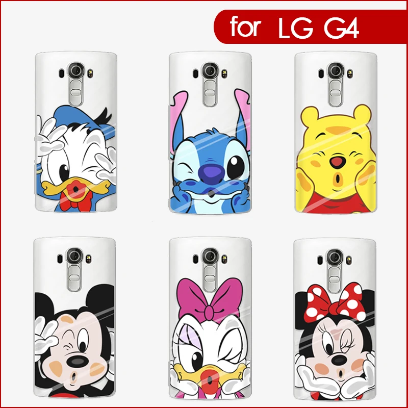 

Cool Soft TPU Case For LG G4 Case Soft TPU Silicone Cartoon Cute Cases Cover LG g4 H818 H810 H815 Protective Back Cover Capa