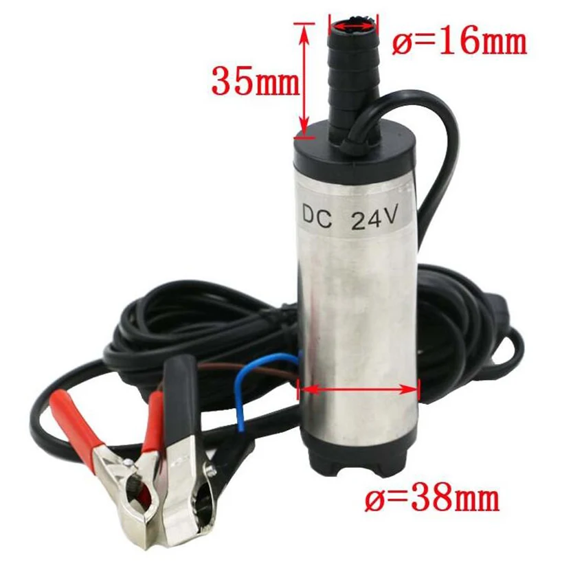 12 V 24V DC Электрический погружной насос для перекачки дизельного топлива воды