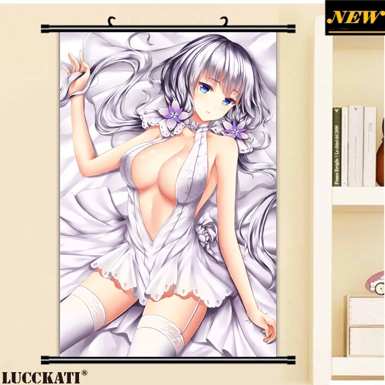 18yande.re 435183 azur_lane cleavage dress illustrious_(azur_lane) no_bra stockings thighhighs wsman_