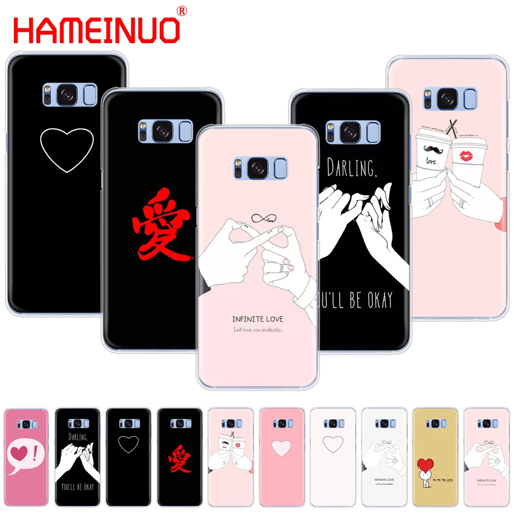 Чехол для мобильного телефона HAMEINUO darling be ok love в простом стиле Samsung Galaxy S9 S7 edge PLUS S8 S6