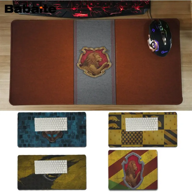 

Babaite Hufflepuff Hogwarts Badger Harry Potter Texture Comfort Gaming Customized MousePads Computer Laptop Anime Mouse Mat