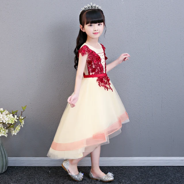 2018 Summer New Baby S Elegant Birthday Wedding Party Tail Prom 2018 Summer New Baby S Elegant Birthday Wedding Party Tail Prom Dress Children Host Evening
