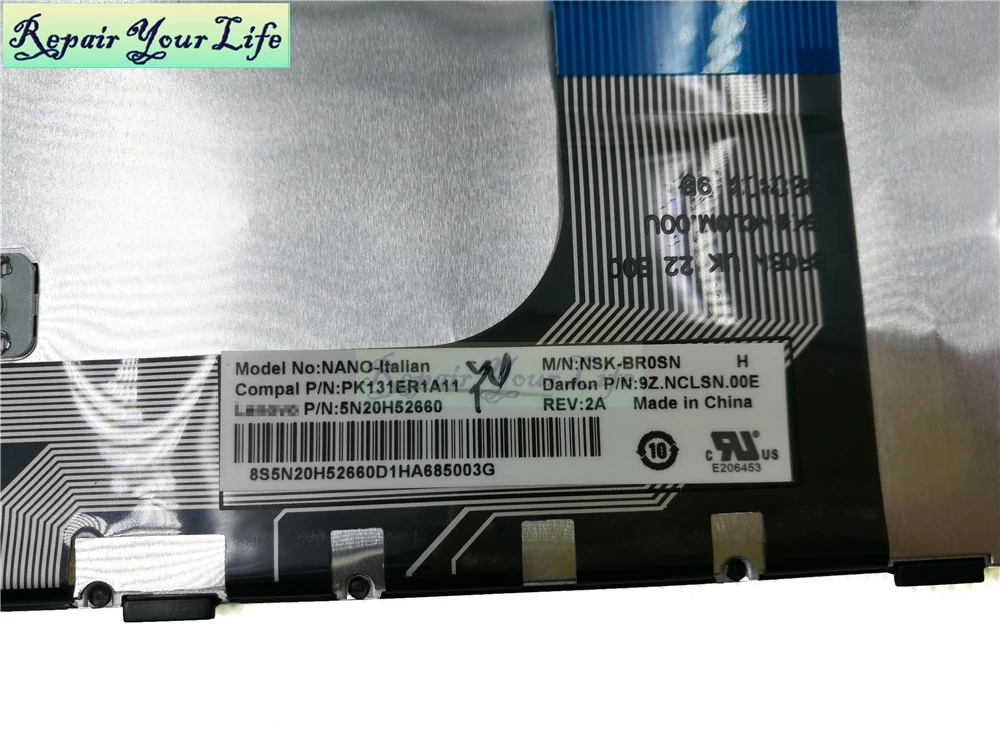  Repair You Life Laptop keyboard For Lenovo for Ideapad 100-15IBY 100-15IB B50-10 Italian IT layout 
