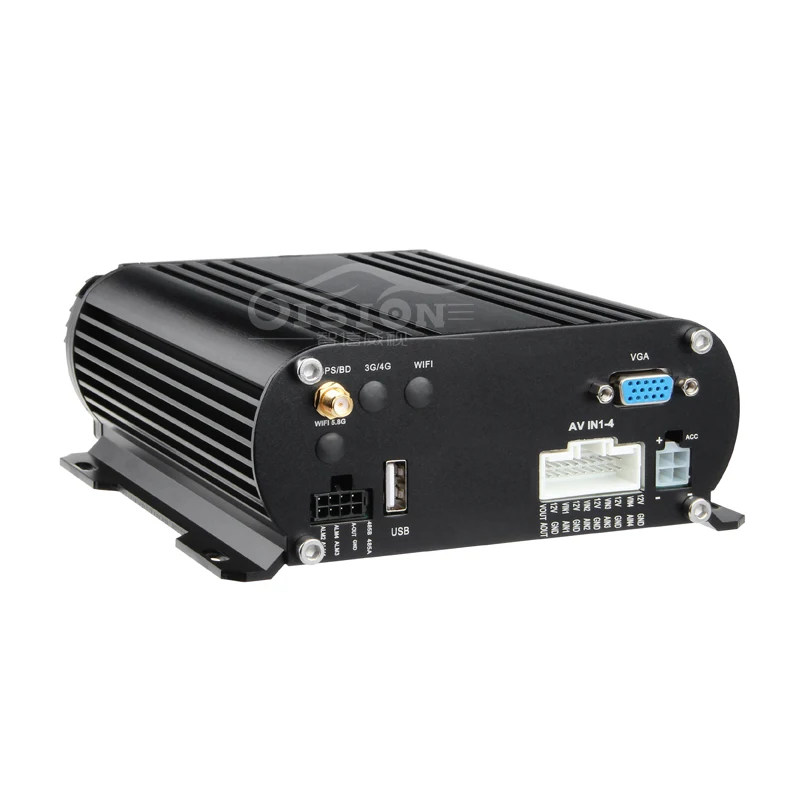  Los sistemas de vigilancia de cctv GPS móvil dvr h.264 coche dvr con HDD gps reproducción de la pis