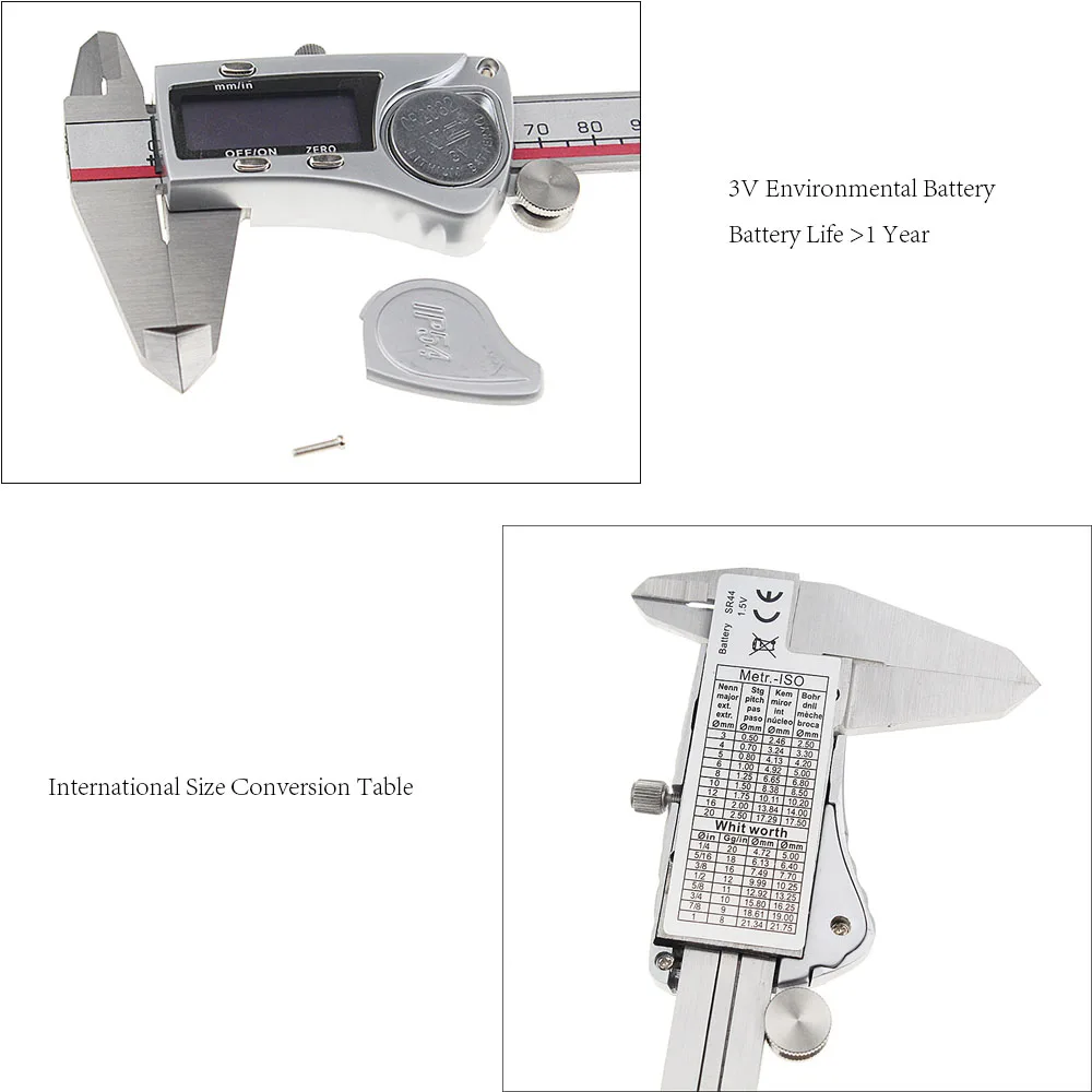 Девятый мир IP54 цифровой штангенциркуль 0-150 мм 0,01 нержавеющая сталь Электронный штангенциркуль метрические дюймовые измерительные инструменты промышленные