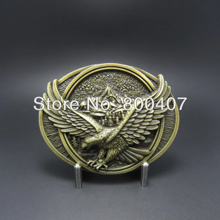 

Wholesale Retail Bronze Eagle In Flight Belt Buckle Factory Direct Fast Delivery Free Shipping