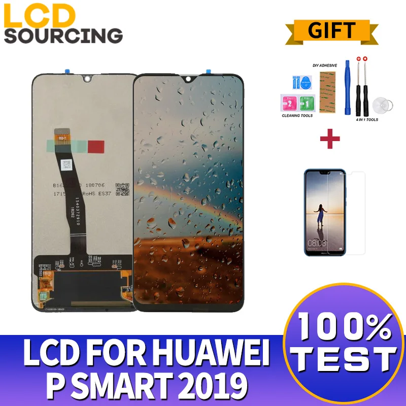 

6.21" LCD Display For Huawei P Smart 2019 LCD 10-Touch With Frame Touch Screen Digiziter Aseembly For POT-LX1 L21 LX3 Replace