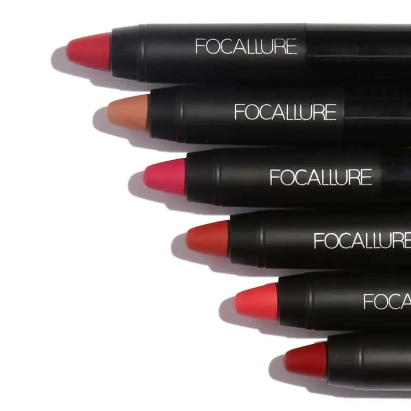 

NEW Focallure Women Matte Lipstick Pen Waterproof Long-lasting Cosmetic Nude Lady Lips Makeup Lipsticks