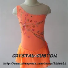 Лидер продаж Обувь для девочек Фигурное катание Платья для женщин Изящные бренд лед фигурное катание платье для конкурса dr2776