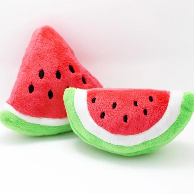 Newest Dog Squeak Toys High watermelon and Dwarf watermelon Pet Chew toys Lovely watermelon