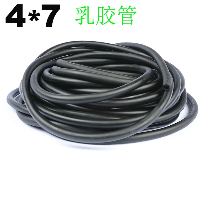 

(5M without joint) 4x7mm Natural Latex Rubber Band Bungee Accessory for Outdoor Hunting Slingshot Catapult Elastic Parts #4070