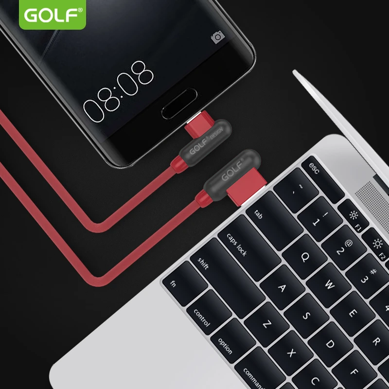 Кабель для зарядки USB GOLF Type C usb кабель синхронизации данных Xiaomi 5 6 8 Samsung S8 S9 LG G5 G6