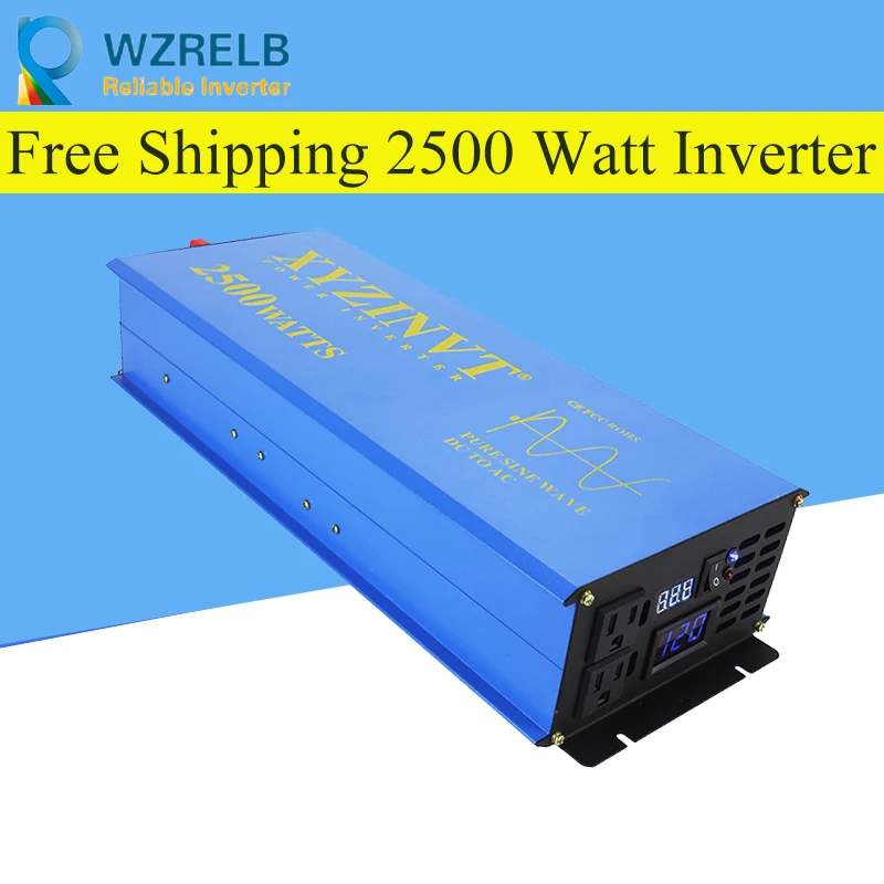 

Reliable Pure Sine Wave Inverter UPS and charging function 2500W outdoor home frequency inverter with charger